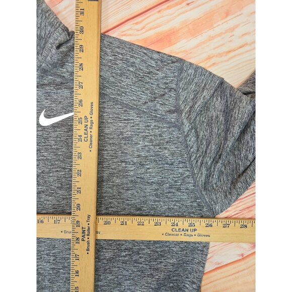 Nike Dri-Fit Running 1/4 Zip Pullover XXL Gray Long Sleeve Top Lightweight - Picture 7 of 7